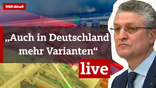 Pressekonferenz: Jens Spahn zu Impf-Problemen - Lothar Wieler warnt vor Mutationen | WDR aktuell