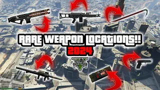 GTA V - All New Hidden Weapon Location 2024! (Sniper Rifle, Advance Rifle, SMG)