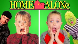 Home Alone! Full Movie Recreated by Kids Fun TV (Part 2)