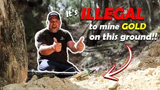 It's Illegal To Dig For Gold Here! | Metal Detecting the Golden Triangle