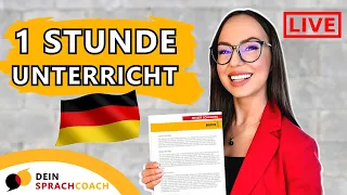 Lerne 1 STUNDE DEUTSCH mit mir🇩🇪 (besser schreiben | Diktate | Deutsch lernen)