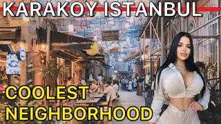 Turkiye🇹🇷Istanbul Beyoglu ,Karakoy Coolest Neighborhood Walking Tour Travel guide |4K
