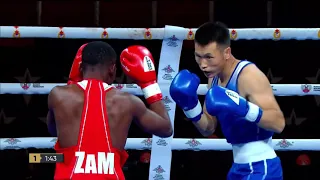 QF (56kg) MULENGA Everisto (ZMB) vs KHARKHUU Enkh-Amar (MNG) | CISM 58th World