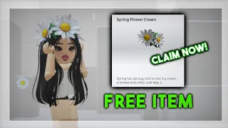 Free Roblox Accessory! How to get Spring Flower Crown for 0 Robux! 2024