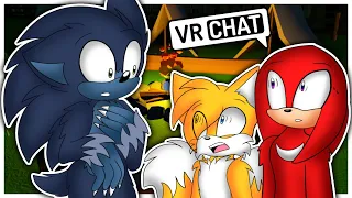 Movie Sonic The Werehog Meets Movie Knuckles and Movie Tails In VR CHAT!!