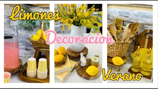 ideas decoracion de limones para la cocina