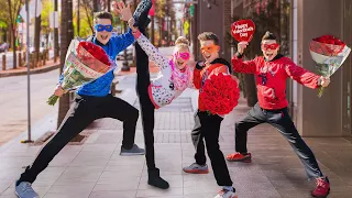 Love Ninjas! We Gave Valentines to 1000 People!