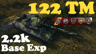 World of Tanks 122 TM gameplay | 2.2k base exp | 5.6k damage