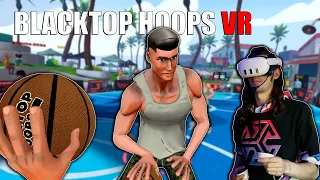 Playing Basketball in VR is WILD... | Blacktop Hoops VR (Quest 3)