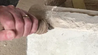 Ancient Egyptian way of working limestone