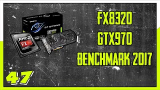 AMD Fx 8320 Benchmark in games 2017 + Gtx 970 - 1080P