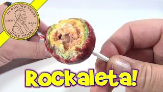 Rockaleta Mexican Lollipop - 4 Layers of Chili With A Gumball Center - Candy Taste Test