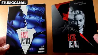 BASIC INSTINCT 4K/Blu-Ray Edition Steelbook + UK Digipack Studio Canal Sharon Stone/Michael Douglas