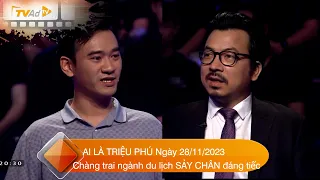 AI LÀ TRIỆU PHÚ MỚI NHẤT Ngày 28/11/2023 Chàng trai ngành du lịch SẢY CHÂN đáng tiếc