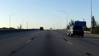 Florida's Turnpike - Homestead Extension (Exits 35 to 26) southbound