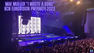 Mae Muller I Wrote a Song live Bcn Eurovision Preparty 2023