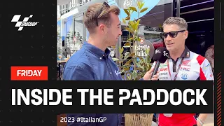 A chat with Cecchinello & a snack with Mamola 🗣️🍖 | Inside The Paddock - Friday 2023 #ItalianGP 🇮🇹