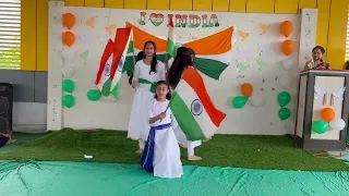 Bharat Ki Beti Dance Performance I By Rose English School Students