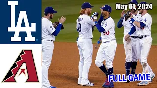 Los Angeles Dodgers vs D-backs FULL GAME Highlights May 01, 2024 | MLB Highlights | 2024 MLB Season