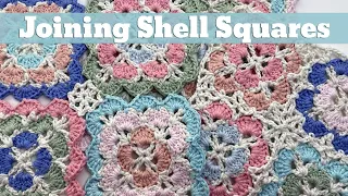 The SECRET to Joining Shell Squares - 2 Styles 🤩🧶