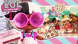 Pizza Party with Baby Next Door! |  L.O.L. Surprise!