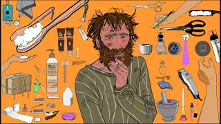 [ASMR/stop motion] Homeless Man Vol.2 Transformation/Make Up Animation