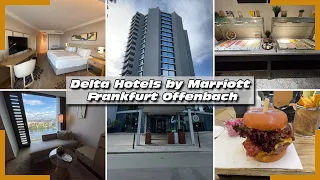 Delta Hotels by Marriott Frankfurt Offenbach | Hoteltour | Deluxe Room | East Side Restaurant | 4K