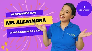 Aprende con Ms. Alejandra/ Canciones, letras, numeros y mas en ESPANOL!