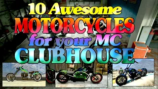 10 Awesome Motorcycles for your MC Clubhouse -Best  GTAv Garages