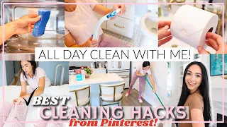 Whoa! ALL DAY CLEAN WITH ME | WHOLE HOUSE MOTIVATION 😎 CLEANING HACKS THAT WORK! | Alexandra Beuter