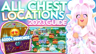 EVERY CHEST IN 2023 ROYALE HIGH! 6000+ DIAMONDS & ACCESSORIES! ROBLOX Chest Locations & Easy Guide