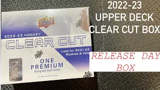 2022-23 Upper Deck Clear Cut Box #hockeycards #shaunscollectibles #upperdeckhockey #nhlhockey #nhl