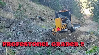 JOHNDEERE GREYDER ORMAN YOLU OPERASYONLARI ~ Grader forest road work