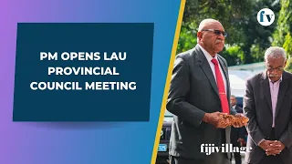 Prime Minister Sitiveni Rabuka opens the Lau Provincial Council Meeting in Suva | 26/06/2023