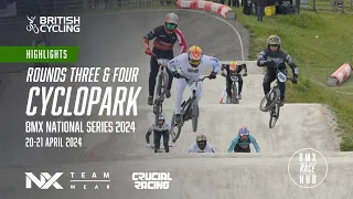 ROUND 3 & 4 HIGHLIGHTS || Cyclopark || 2024 National BMX Racing Series || BMX Race Hub
