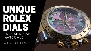 Unique Rolex Dials - Meteorite, Onyx, Mother of Pearl and more | SwissWatchExpo