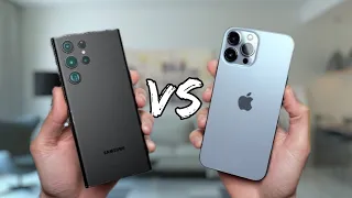 iPhone 14 PRO vs Galaxy S22 Ultra - Das macht Apple besser als Android - #TechReact 16 - SKNK