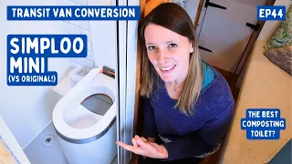 Simploo Mini Composting Toilet in a Campervan (Install and first test!) | Transit Van Conversion E44