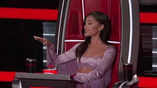 Ariana Grande Gets Emotional Over Katie Rae and Bella DeNapoli // The Voice 2021 *Night Seven*