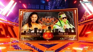 Raw 31/10/22 FULL MATCH - Mustafa Ali vs The Miz