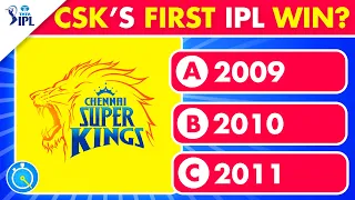 The CSK Quiz | Chennai Super Kings Quiz | IPL Quiz | IPL 2024