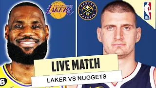 🛑 Lakers vs Nuggets Game 2 Playoffs | NBA Live Play by Play Reaction