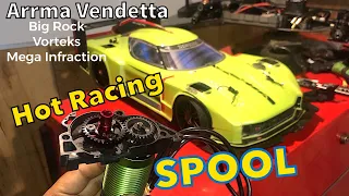 Arrma vendetta Hot Racing spool slipper clutch eliminator for High Speed RUNs