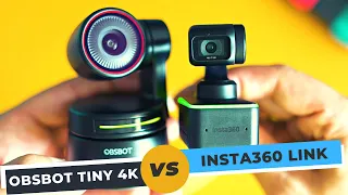 INSTA360 Link vs OBSBOT Tiny 4k: Which is the Better Gesture-controlled Webcam?