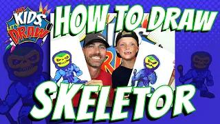 How to Draw Skeletor for Kids