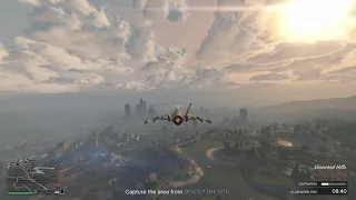 Dodge Orbital Cannon only with Hydra. GTA V ONLINE