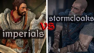 Imperials Vs Stormcloaks - Who REALLY Should Win in Skyrim SE