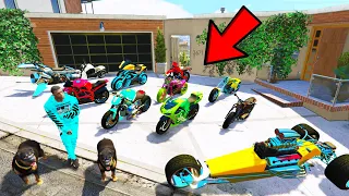 GTA 5: FRANKLIN Steals Super Rare Billionaire SUPERBIKES!!! (GTA V Mod Collecting)