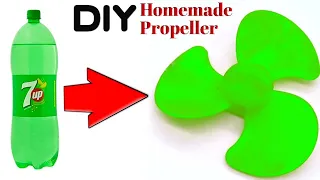 How to make propeller | Make DC motor Propeller | How to make homemade propeller with plastic bottle