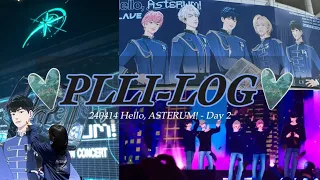 [플리로그] Hello, ASTERUM! Day 2｜플레이브 팬콘서트｜막콘｜온콘 비명소리출연｜덕질브이로그｜ @올림픽공원 올림픽홀